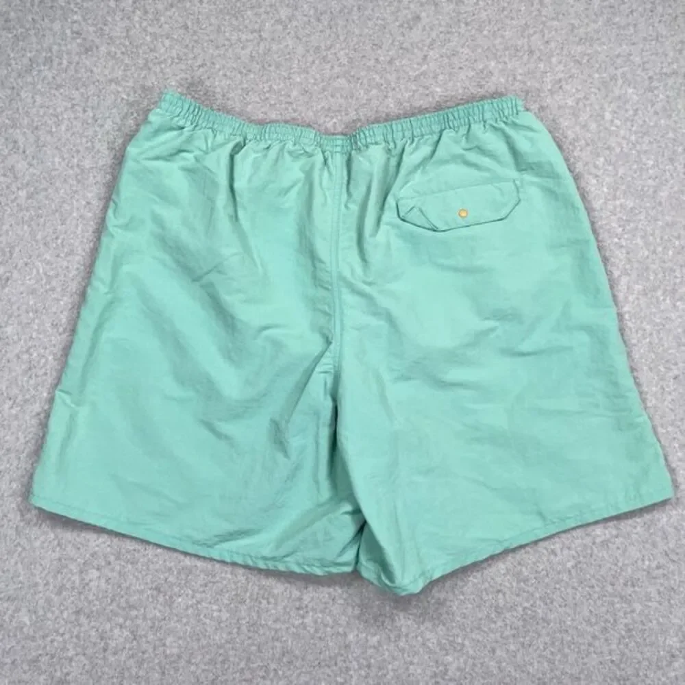 Patagonia Baggies Netplus Shells Shorts Mens XL Seafoam Green Swim Trunks Hiking
